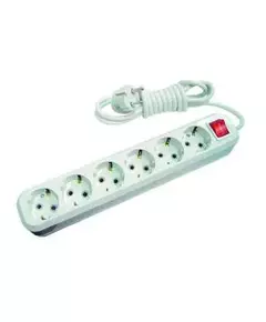 Удлинитель 6х3м с заземл. 16А IP20 с выкл. Makel MGP233