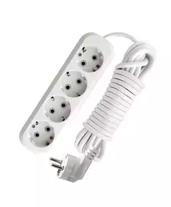Удлинитель 4х3м с заземл. 13А IP20 Е-304 АБС-пл. ПВС 3х1 UNIVersal 9631981