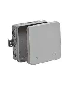 Коробка распределительная ОП 100х100х35мм 12 вводов IP54 сер. Ruvinil 67095