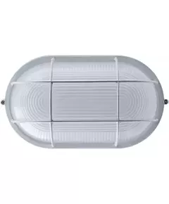 Светильник ЛОН 94 805 NBL-O2-100-E27/WH 1х100Вт E27 IP54 (аналог НПБ 1202 бел. овал с решеткой 100Вт) Navigator 94805