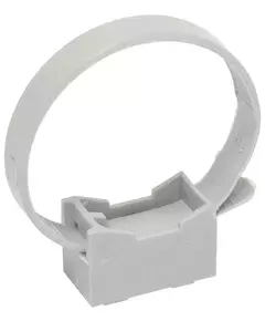 Держатель хомутный для труб со стяжкой CFF1 d16-32 сер. IEK CTA10MP-CFF132-K41-100