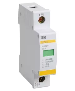 Ограничитель перенапряжения ОПС1-C 1P IEK MOP20-1-C