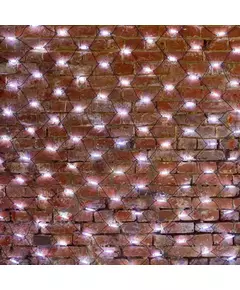 Гирлянда светодиодная "Сеть" 2х4м 560LED бел. 50Вт 220-240В IP67 провод каучук черн. Neon-Night 217-135