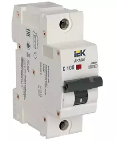 Выключатель автоматический модульный 1п C 100А M10H ARMAT IEK AR-M10H-1-C100