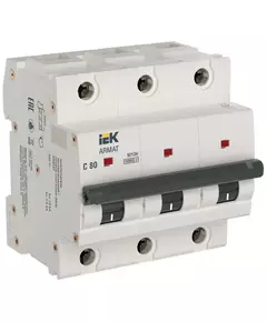 Выключатель автоматический модульный 3п C 80А M10H ARMAT IEK AR-M10H-3-C080