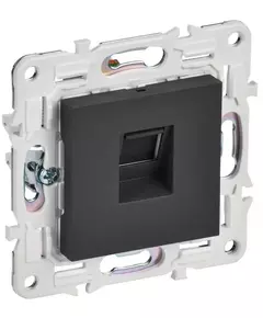 Розетка компьютерная RJ45 кат.5E SKANDY SK-K01G графит IEK SK-K10-1-K53