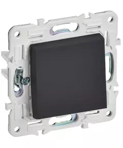 Выключатель 1-кл. SKANDY 10А SK-V01G графит IEK SK-V10-0-10-K53