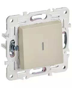 Выключатель 1-кл. SKANDY 10А SK-V07B с индикацией беж. IEK SK-V10-1-10-K10