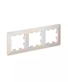 Рамка 3-м AtlasDesign Air жемчуж./дым. бел. SE ATN220403