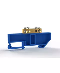 Шина нулевая на DIN-изоляторе 6х9мм 4 отвер. латунь TOKOV ELECTRIC TKE-BCB-69-4-DIN/N