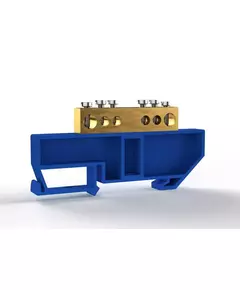 Шина нулевая на DIN-изоляторе 8х12мм 6 отвер. латунь TOKOV ELECTRIC TKE-BCB-812-6-DIN/N