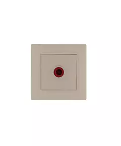 Розетка TV проходная Karea RIZZ крем Makel 88010007