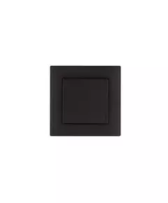 Розетка 1-м с крышкой Karea RIZZ STAR с заземл. дым. металлик Makel 88050029