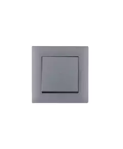 Выключатель проходной 1-клав. Karea RIZZ STAR сер. Makel 88065005