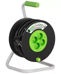 Удлинитель на пластик. катушке 4х30м с заземл. KAT-3x1.5-30m Greenline ПВС 3х1.5 Эра Б0065110