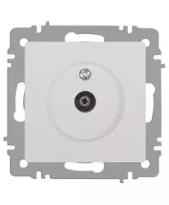 Розетка телевизионная одиночная TV СП Accent 6-301-01 IP20 бел. Intro Б0063601