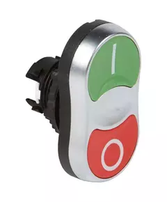Кнопка двойная IP66 красн./черн. Osmoz Leg 023980
