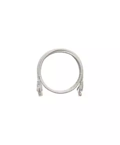 Патч-корд кат.5E (класс D) U/UTP 4 пары 24 AWG (7х0.205мм) 100МГц 2хRJ45 (8P8C) BC чистая медь LSZH нг(А)-HFLTx 1.5м сер. NIKOMAX NMC-PC4UD55B-015-C-GY