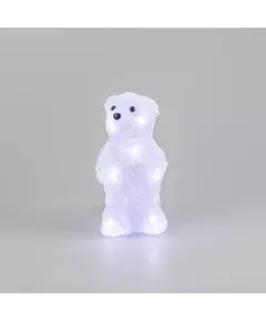 Фигура светодиодная акриловая "Медвежонок" 12х22х13см 10LED бел. 0.5Вт 4.5В IP20 элементы питания 3хAAA (не в компл.) Neon-Night 513-311
