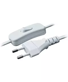 Шнур 61 724 NPS-FS-170-2х0.5-WH 1.7м с выкл. бел. Navigator 61724