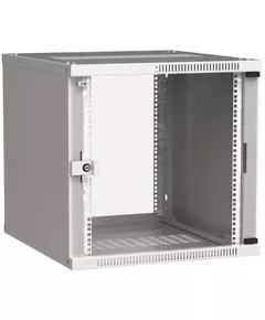 Шкаф LINEA WE 9U 600х450мм стекл. дверь сер. ITK LWE3-09U64-GF