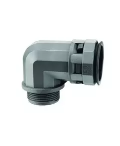 Переходник 90град. труба-коробка DN 10мм М16х1.5 полиамид черн. IP66 DKC PAN10M16N