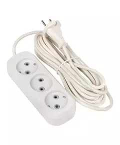 Удлинитель 3х5м без заземл. 10А IP20 Эксперт 2.2кВт ПВС 2х0.75 PROxima EKF UBA10-275-3-05