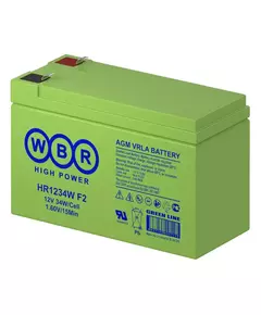 Аккумулятор 12В 9А.ч WBR HR1234W F2 WBR
