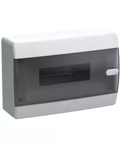 Корпус ЩРН-П-12 UNION Compact IP41 черн. прозр. дверь пластик. IEK UIC-KP12-N-12-41-K01