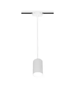 Светильник трековый подвес ARTLINE 55х55х100мм GU10 230В алюм. 2.6кв.м бел. Ritter 59927 6
