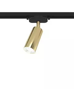 Светильник трековый ARTLINE поворотный 55х55х100мм GU10 230В алюм. 4кв.м зол. Ritter 59878 1