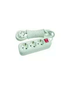 Удлинитель 3х5м с заземл. 16А IP20 с выкл. (пластик) Makel MGP214