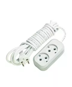 Удлинитель 2х5м без заземл. 10А IP20 Makel MGP104