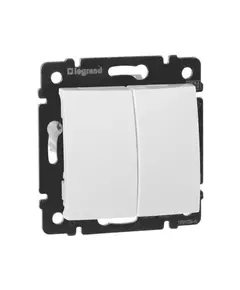 Механизм выключателя 2-кл. СП Valena 10А IP31 250В бел. Leg 774405