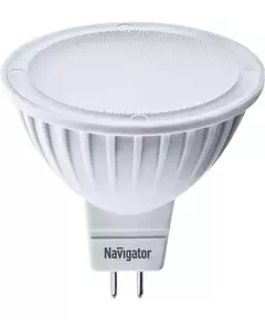 Лампа светодиодная 94 129 NLL-MR16-5-230-4K-GU5.3 5Вт 4000К бел. GU5.3 380лм 170-260В Navigator 94129