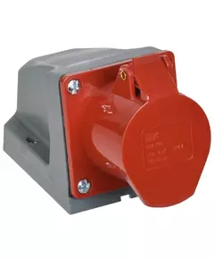 Розетка ОП 16А 380В 3P+PЕ ССИ-114 IP44 IEK PSR12-016-4