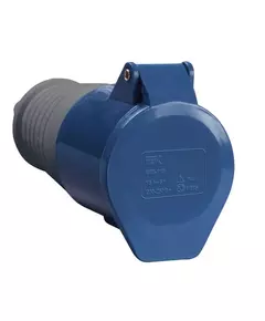 Розетка кабельная 16А 220В 2P+PЕ ССИ-213 IP44 IEK PSR21-016-3