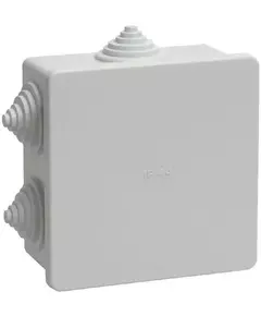 Коробка распаячная ОП 85х85х40 IP44 KM41235 (6 каб.ввод.) IEK UKO11-085-085-040-K41-44
