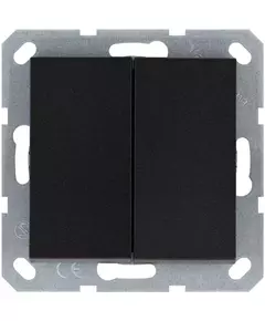 Выключатель 2-кл. 10А IP20 механизм антрацит Jasmart G3023B