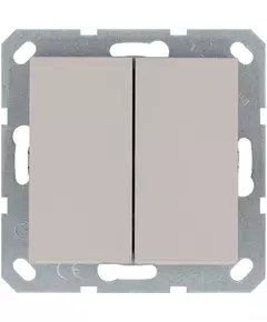 Выключатель 2-кл. 10А IP20 механизм тауп Jasmart G3023T