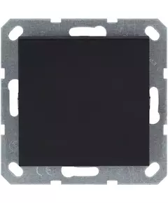Кнопка звонка 1-кл. 10А IP20 механизм черн. матов. soft touch Jasmart G3010PB