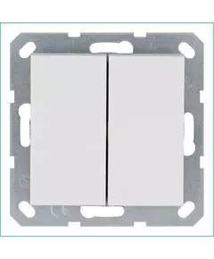 Переключатель перекрестный 1-кл. 10А IP20 механизм бел. глянцевый Jasmart G3013W