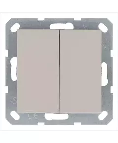 Переключатель перекрестный 2-кл. 10А IP20 механизм тауп Jasmart G3014T