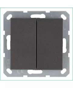Переключатель проходной 2-кл. 10А IP20 механизм мокко Jasmart G3022Z