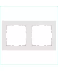 Рамка 2-м G-Classic бел. глянцевый Jasmart G1002W