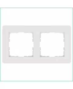 Рамка 2-м G-Flex бел. глянцевый Jasmart G1102W