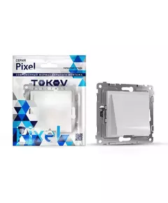 Вывод кабеля СП Pixel IP20 механизм бел. TOKOV ELECTRIC TKE-PX-CP-C01