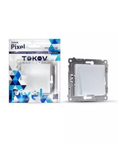 Вывод кабеля СП Pixel IP20 механизм перламутр. TOKOV ELECTRIC TKE-PX-CP-C04
