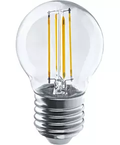 Лампа светодиодная 71 310 NLL-F-G45-4-230-2.7K-E27 4Вт шар 2700К тепл. бел. E27 350лм 220-240В Navigator 71310