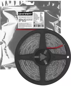 Лента светодиодная 90 669 OLS-2835CW120-9.6-IP65-24V (уп.5м) ОНЛАЙТ 90669